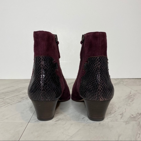 New! Louise Et Cie Zenobie Western Plum Bootie 6.5 - Picture 3 of 12
